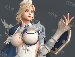 Blender资源—美型女战士模型