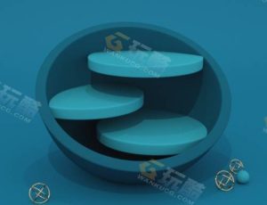 Blender资源—时尚简约创意场景v35工程源文件