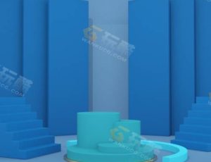 Blender资源—时尚简约创意场景v39工程源文件