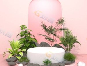 Blender资源—时尚简约创意场景v44工程源文件