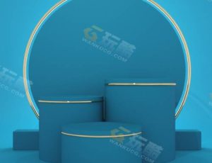 Blender资源—时尚简约创意场景v17工程源文件