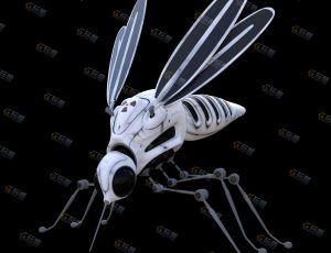 Blender资源—科技机械蚊子模型