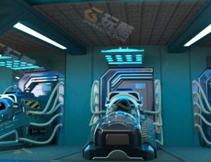 Blender资源—科技冷冻室工程模型