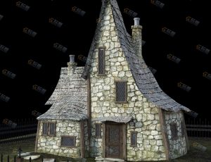 Blender资源—奇幻小木屋工程源文件