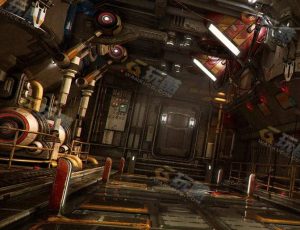 Blender资源—科幻模块化走廊工程模型