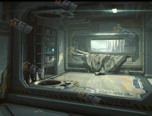 Blender资源—科幻舒适卧室工程模型