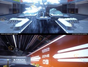 UE5素材—科技研究中心