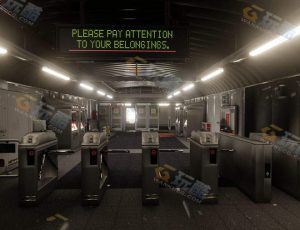 Blender素材—新地铁站工程源文件