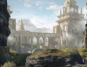 Blender素材—中世纪史诗大景城堡工程源文件