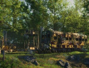 Blender资源—废弃的火车站工程源文件