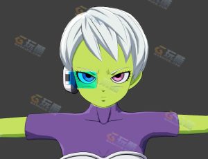 Blender素材—七龙珠女外星人模型