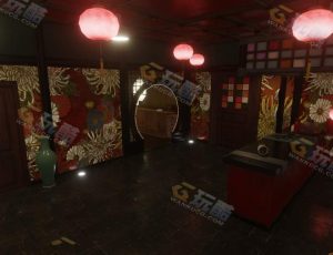 Blender资源—日式按摩院工程源文件