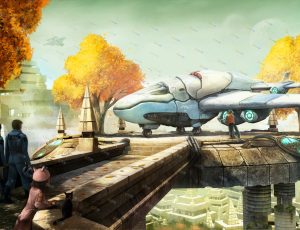 Blender资源—卡通涂鸦风格科幻世界工程源文件