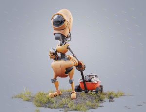 Blender资源—独眼拾荒机器人工程源文件