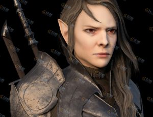 Blender资源—中世纪女精灵骑士模型