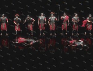 Blender资源—罗马士兵模型