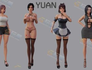 Blender资源—性感美女元模型