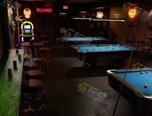 Blender资源—娱乐休闲吧工程源文件