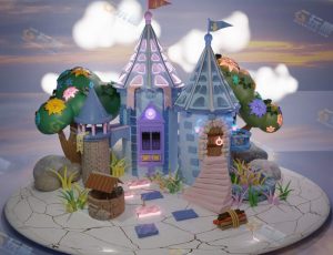 Blender素材—可爱卡通小场景工程源文件