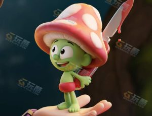 Blender素材—蘑菇小弟模型