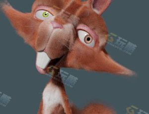 Blender素材—松鼠林奇模型