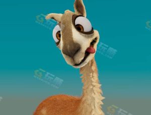 Blender素材—羊驼科罗模型