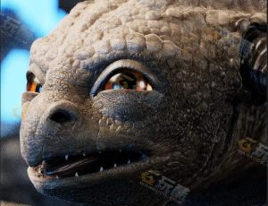 Blender素材—地穴小龙工程模型