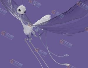 Blender素材—蝴蝶塔拉工程模型