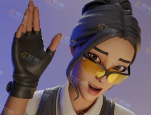 Blender素材—风格化女枪手模型