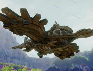 Blender素材—中世纪机械大型飞行载器