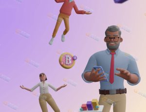 Blender资源—金融3D时尚卡通人物模型