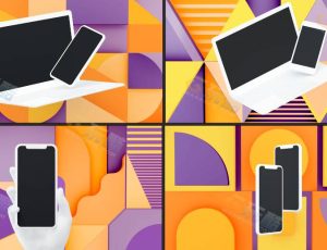 C4D创意图形场景模型包