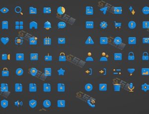 手机图标模型Blender资产库