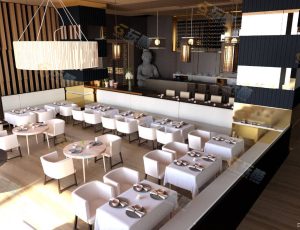 Blender资源—亚洲餐厅工程源文件