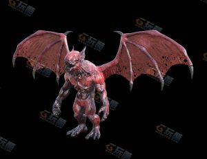 Blender素材—蝙蝠恶魔小兵模型