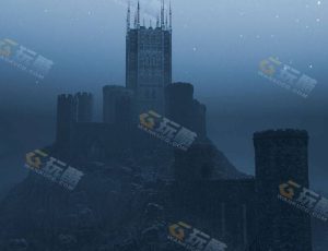 Blender素材—雪天氛围概念城堡工程源文件