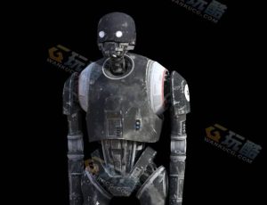 Blender素材—破旧废铁机器人模型