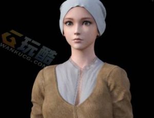 Blender素材—荷兰牧民模型