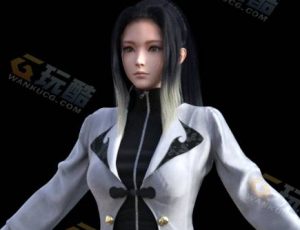 Blender素材—女爵士模型