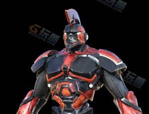 Blender素材—战神金刚机器人模型