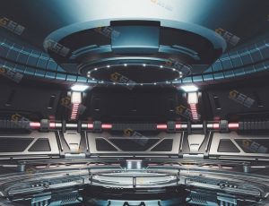 Blender素材—大型科幻空间基地工程源文件