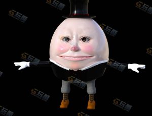 Blender素材—鸡蛋先生模型