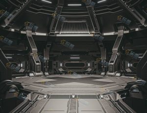 Blender素材—科幻黑暗场景工程源文件