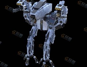 Blender素材—步兵机器人模型