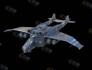 Blender素材—超级战斗战舰模型