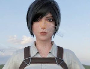 Blender素材—三笠阿克曼模型