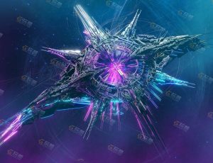 Blender素材—高级精度宇宙科幻星际空间站模型