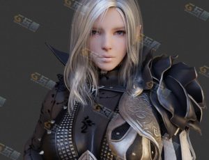 Blender素材—高傲冷艳女爵士CG模型