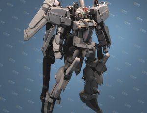 Blender素材—超高精度高达机器人模型