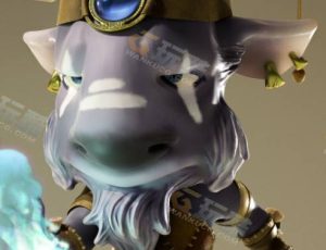 Blender素材—带动画的卡通羊人模型